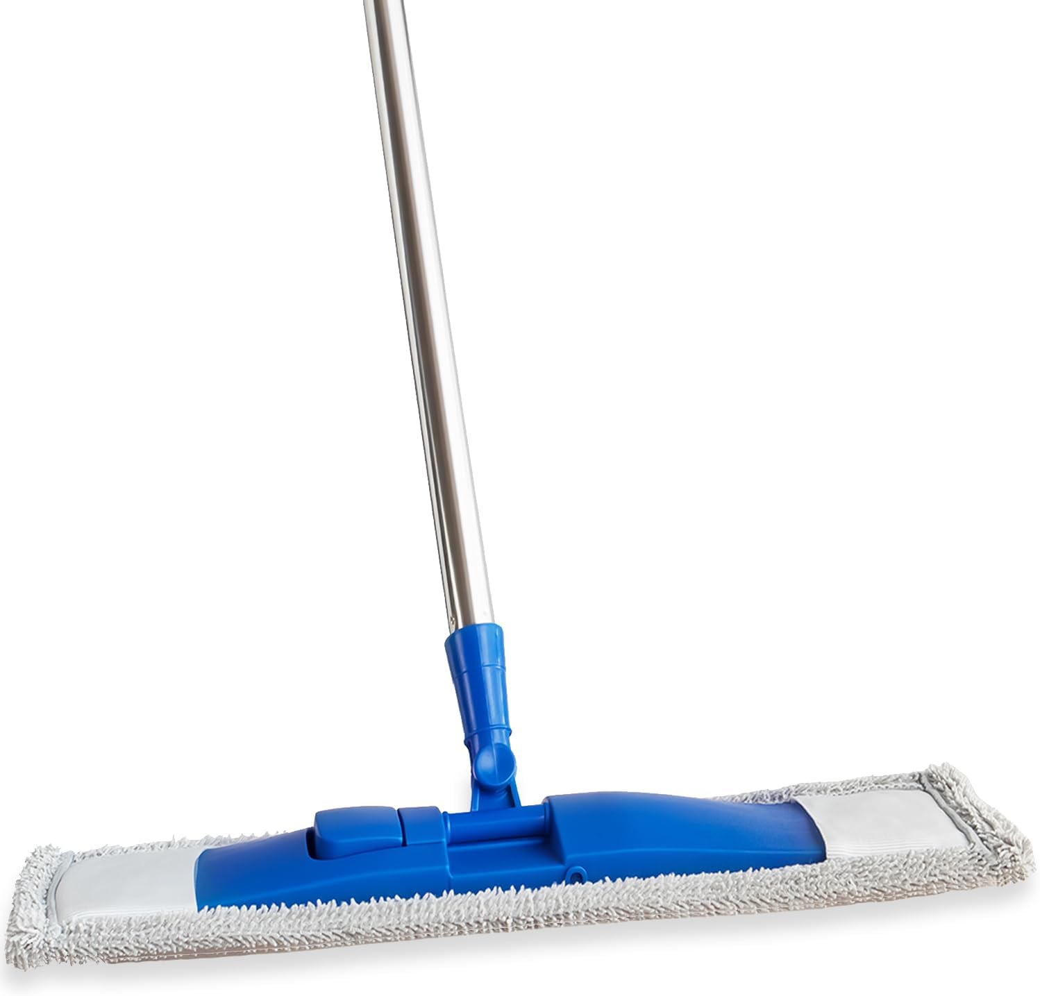 51s1vHd7sIL._AC_SL1500_.jpg 17" Microfiber Mop for Hardwood Floor Cleaning,Mops with 50" Stainless Steel Pole, 1 Reusable & Washable Mop Pad, Wet & Dry Use for Hardwood, Tile, Marble and Vinyl Floors - Image 1