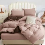 Modern-Style Knit Cotton Sheet Set With A Soft, T-Shirt-Like Feel
